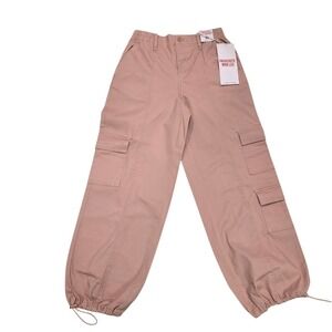NWT Celebrity Pink  Parachute Wide Leg Pants Ladies XS Pink